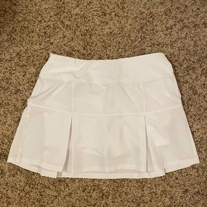 White Tennis Skort